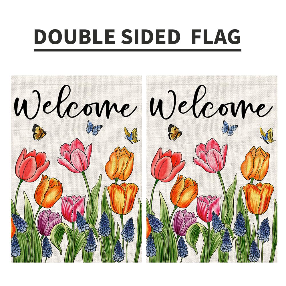 Decorhua outdoor decorative yard flag enhances exterior with durable print.