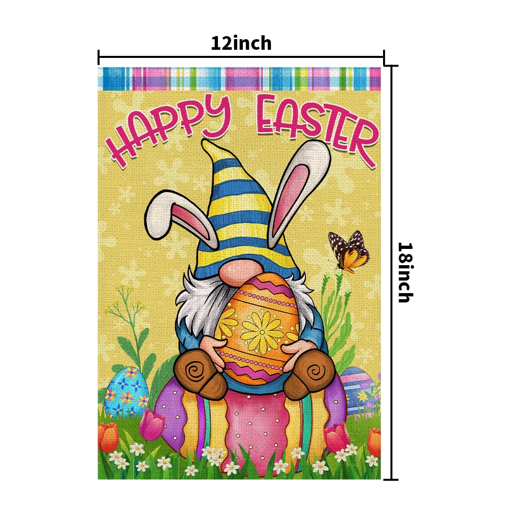 Decorhua decorative Easter flag brightens outdoor spaces.