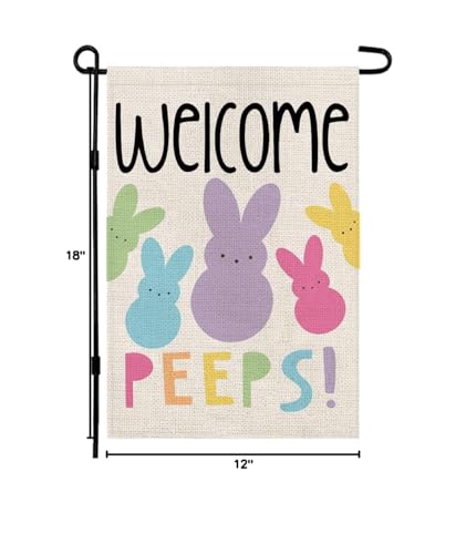 Decorhua porch garden flag welcomes guests with a charming seasonal accent