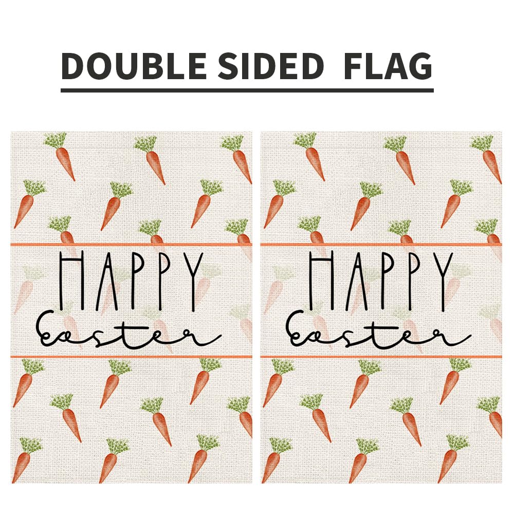 Decorhua weather resistant Easter flag designed for sun resilience outdoors