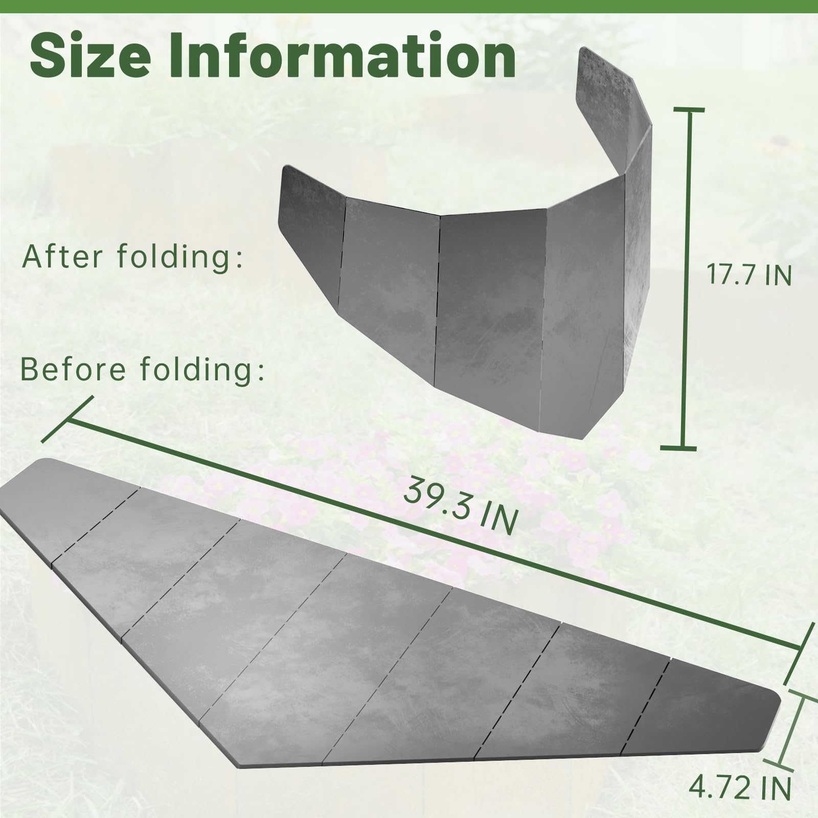 Decoroca planter perforated design for easy adjustment on uneven ground.