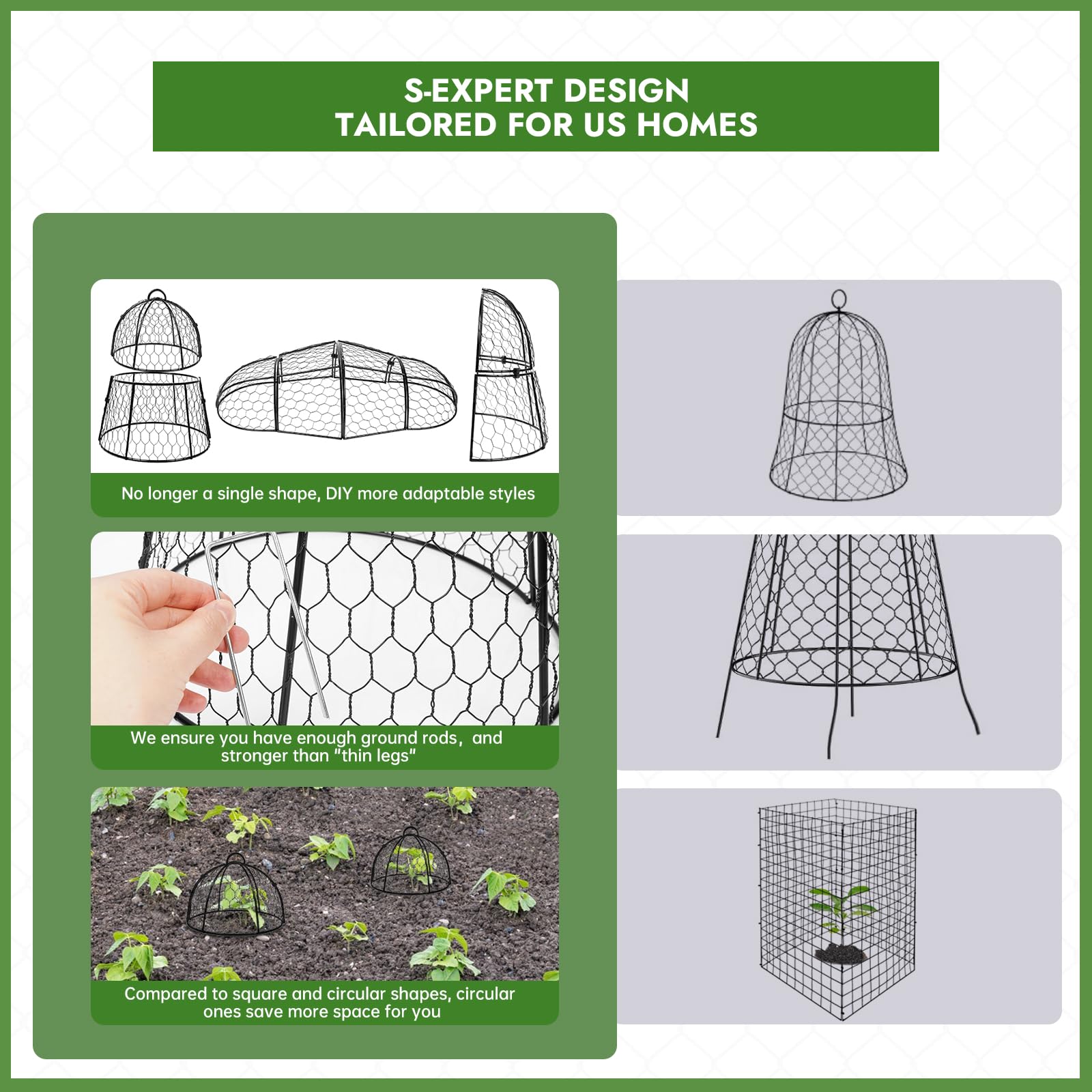 Decoroca pruning and harvest access for quick plant maintenance