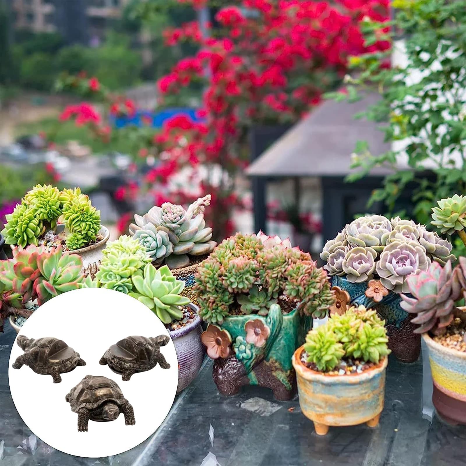 DecoVista resin pot feet improve air circulation under pots.