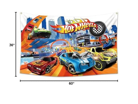 DecrPlus Hot Cars Banner gift-ready display for celebrations.