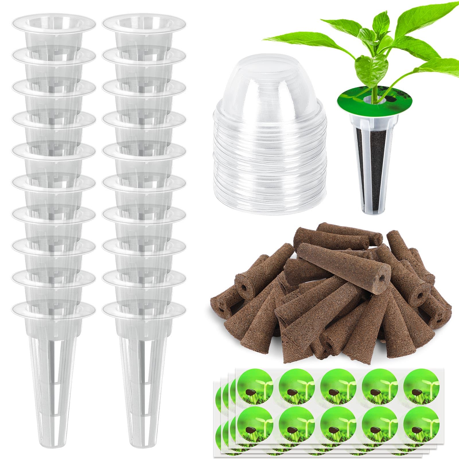 DECYOOL garden seed pods kit ready for easy hydroponic planting at home