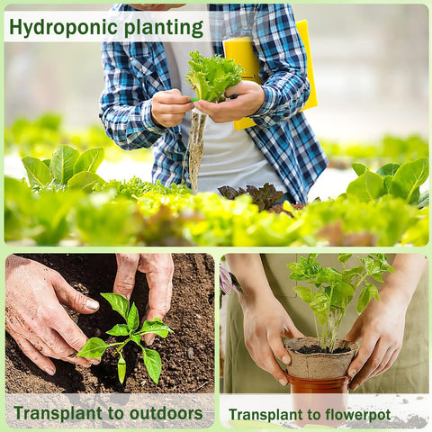 DECYOOL grow baskets provide stable placement for garden pods