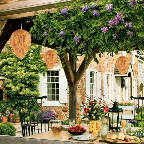 DECYOOL packaging shows a 6-pack of orange nests for yard use.