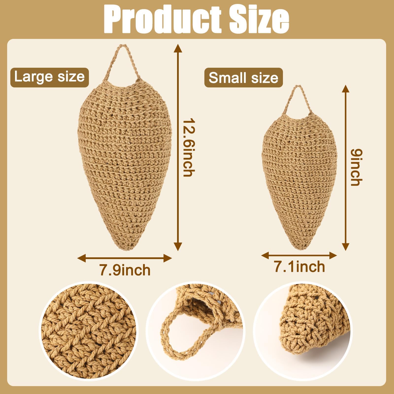 Outdoor hanging wasp nest decoy by DECYOOL for patios