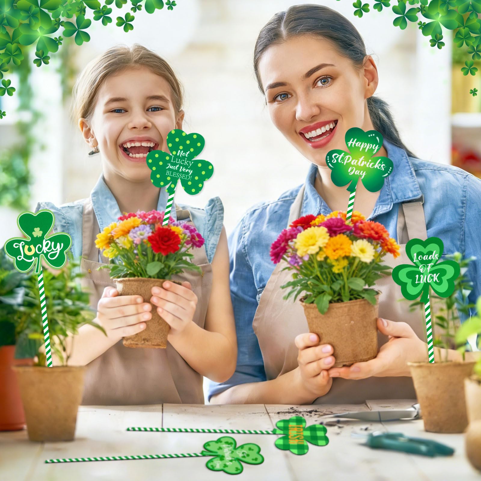 DECYOOL St Patrick's yard sign pack offers a cheerful seasonal gift.