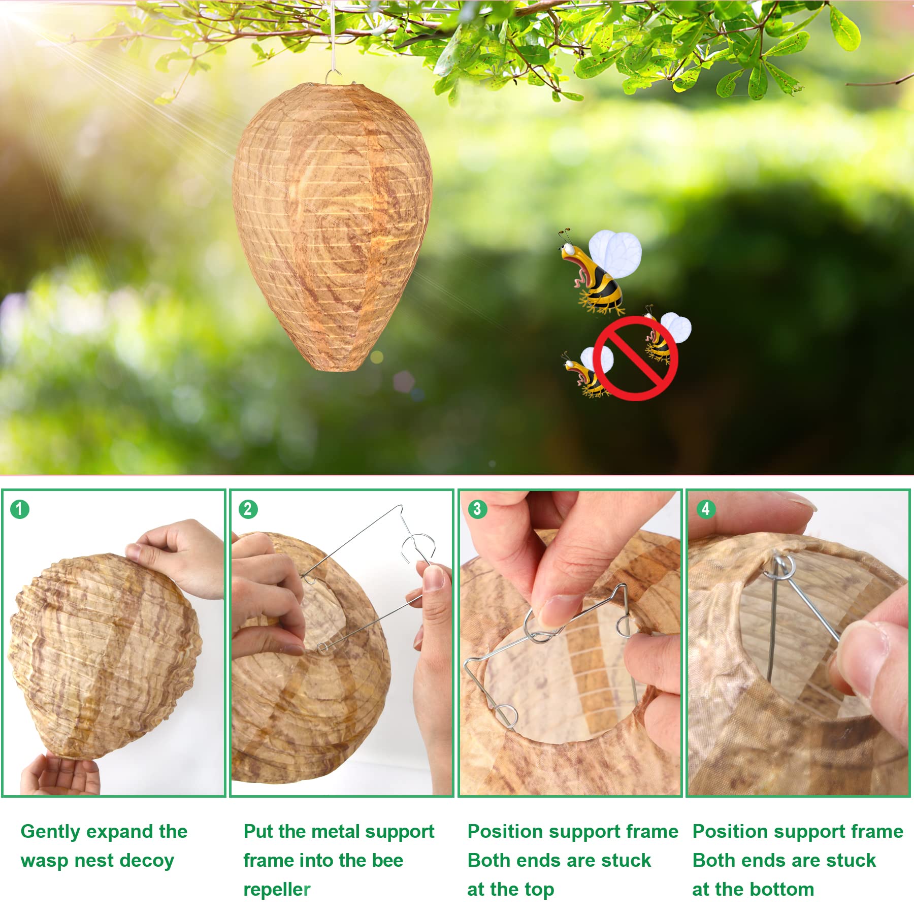 Easy to hang with quick setup for patio or garden use.