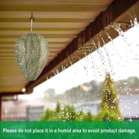 DECYOOL nest silhouette mimics enemy hive for deterrence in outdoor spaces