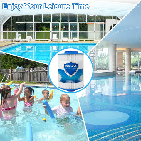 DEEKOOL PAS50SV-F2M spa filter 2-pack provides value and backup replacement.