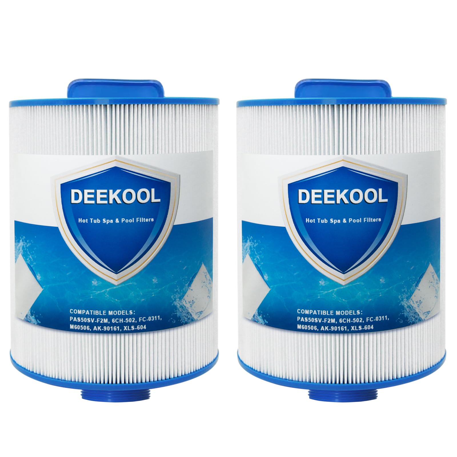 DEEKOOL PAS50SV-F2M spa filter top cap for easy removal and cleaning.