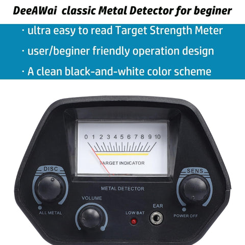 DeeAWai detector with 8-inch waterproof coil for versatile searches