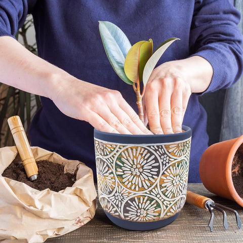 DeeCoo drainage holes support healthy root airflow in indoor planters.