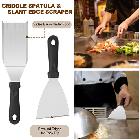 Deedro cleaning brush keeps grill grate spotless after grilling.