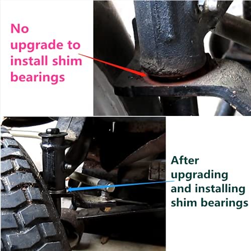 DEEG bearing cap set protects front wheel components during mowing