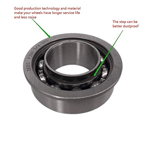 DEEG ring clips securing front wheel assemblies