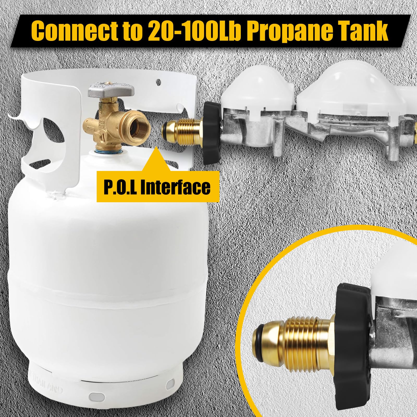 Deekool robust brass coupling highlighting leak-free seal