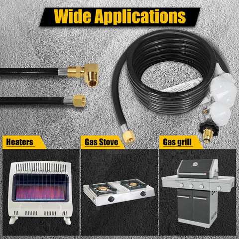 DEEKOOL heater and RV usage scenario for propane hose.