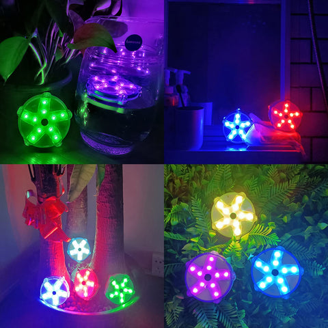 DeeprBetter floating pool light enhances night-time pool ambience