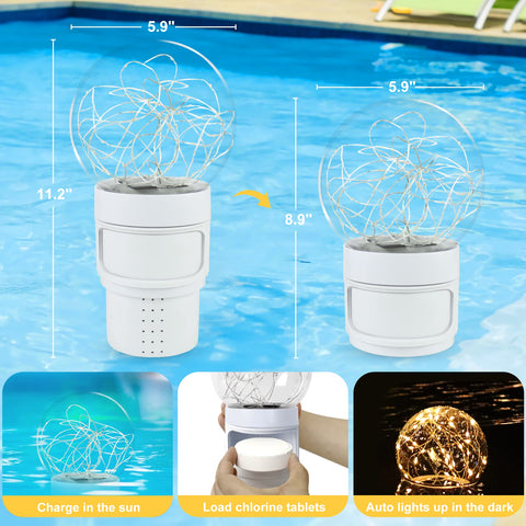 DeeprBlu chlorine floater basket closed for safe water care