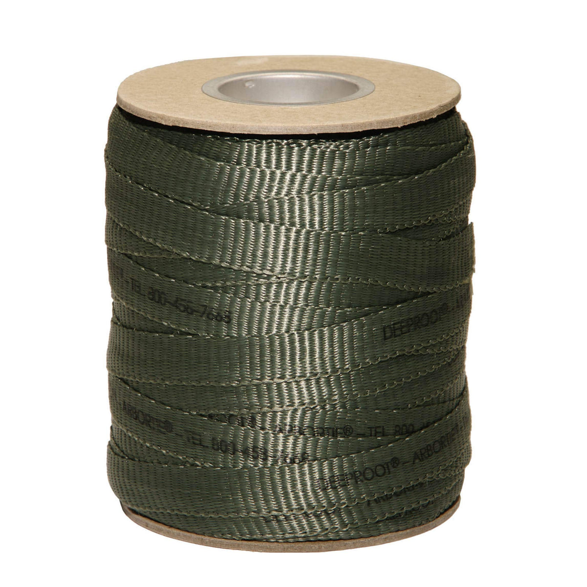 DeepRoot ArborTie 250ft roll in olive for versatile tree staking