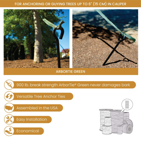 Made in the USA, DeepRoot ArborTie ensures reliable tree protection