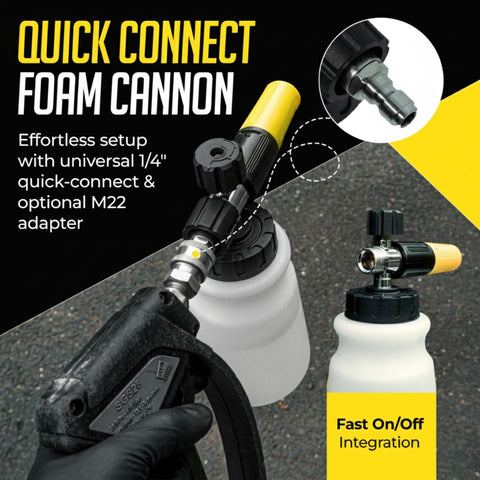 Deer Brook Shop Hornet Foam Cannon supports up to 4000 PSI for versatile washing jobs