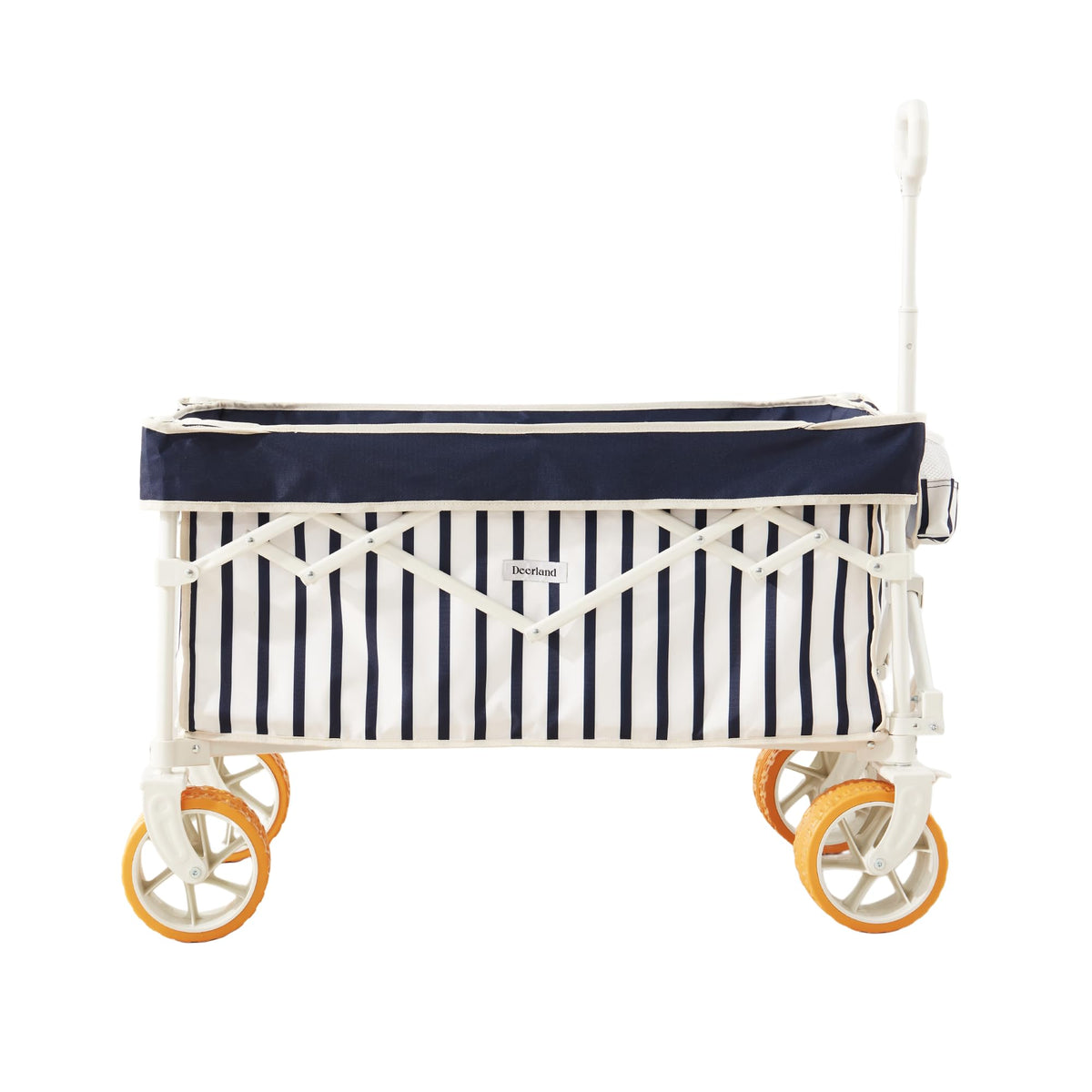 DEER LAND Beach Wagon on sand tires glides easily to your perfect beach spot.