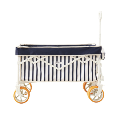 DEER LAND Beach Wagon on sand tires glides easily to your perfect beach spot.