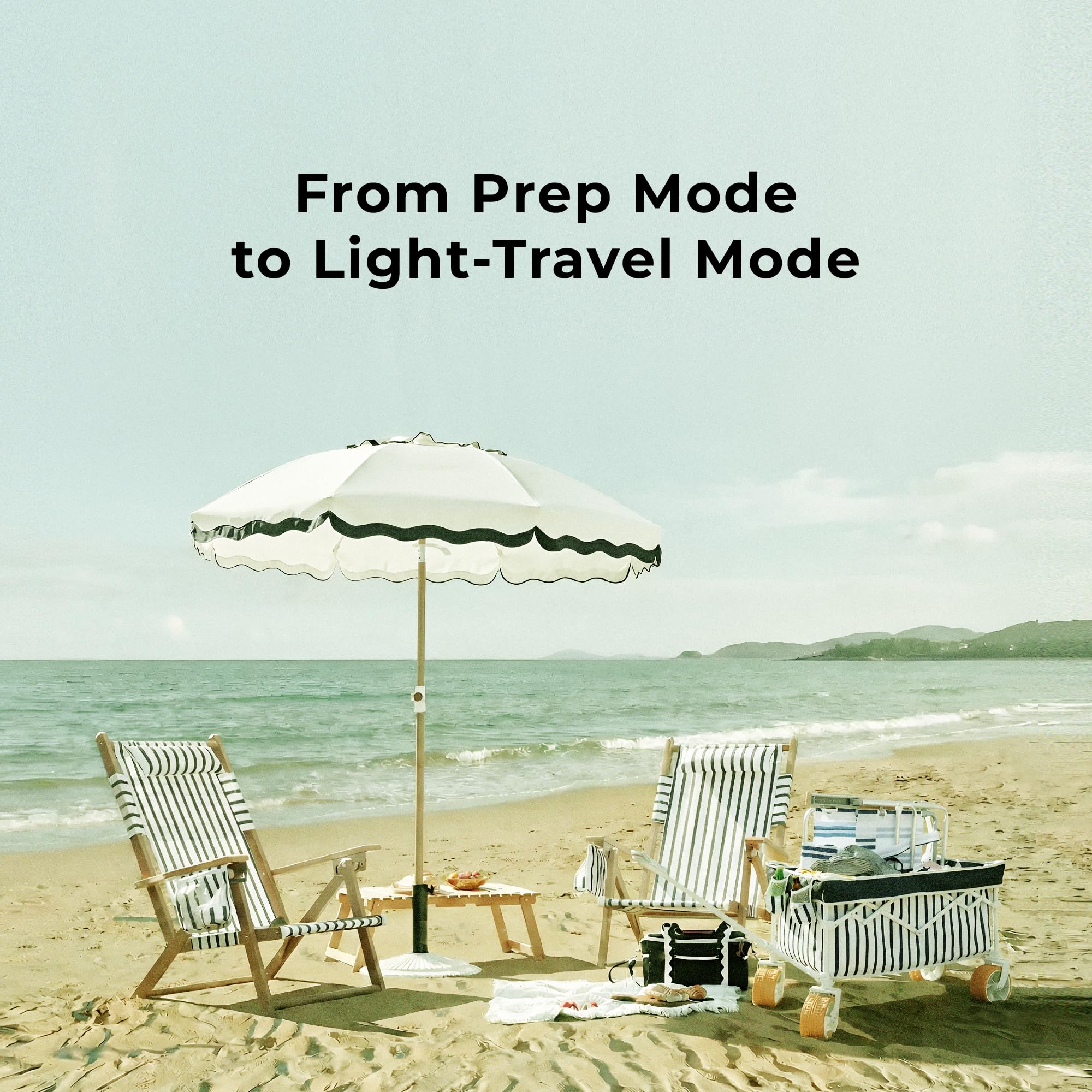 DEER LAND Easy-pull wagon speeds camping setup and outings.