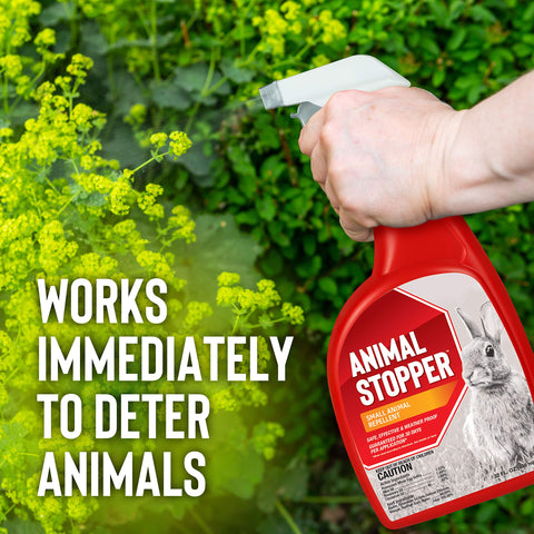 Deer Stopper 32oz trigger bottle ready for year-round outdoor protection.