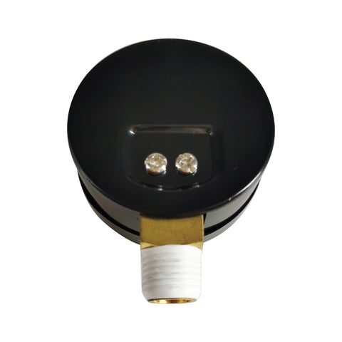 Vertical installation provides easy-to-read pressure data from the gauge.