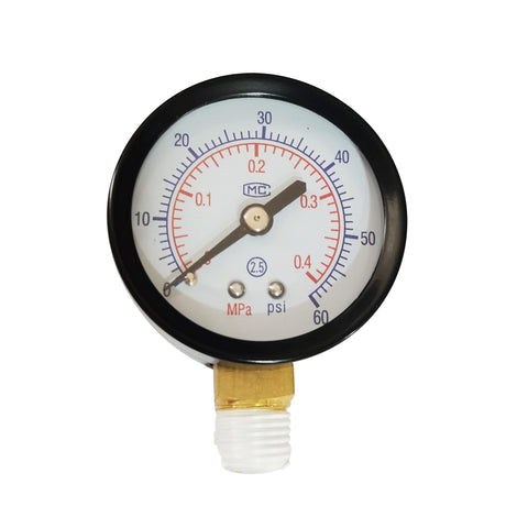DEF boxed gauge installed vertically on a filter ensures accurate readings.