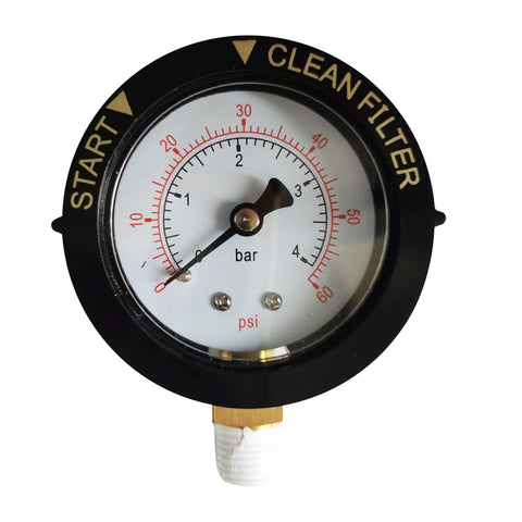 DEF pressure gauge 0-60psi installation setup demonstrates quick fit during service