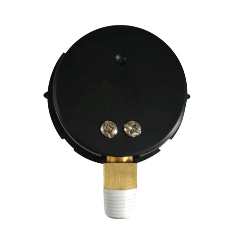 DEF pressure gauge 0-60psi side connection illustrates easy integration with spa valves