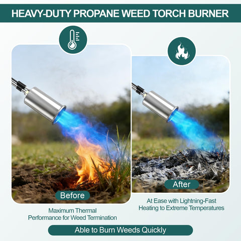 Defabee propane torch with flame control offers precise heat adjustment for tasks.