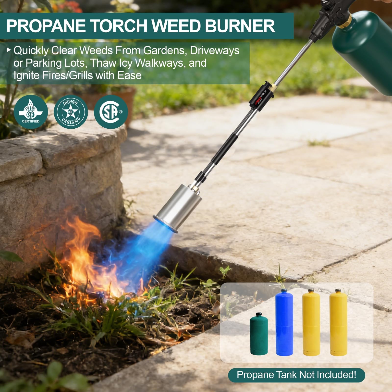 Defabee roofing-torch supports roofing tasks and safe outdoor cleanup.