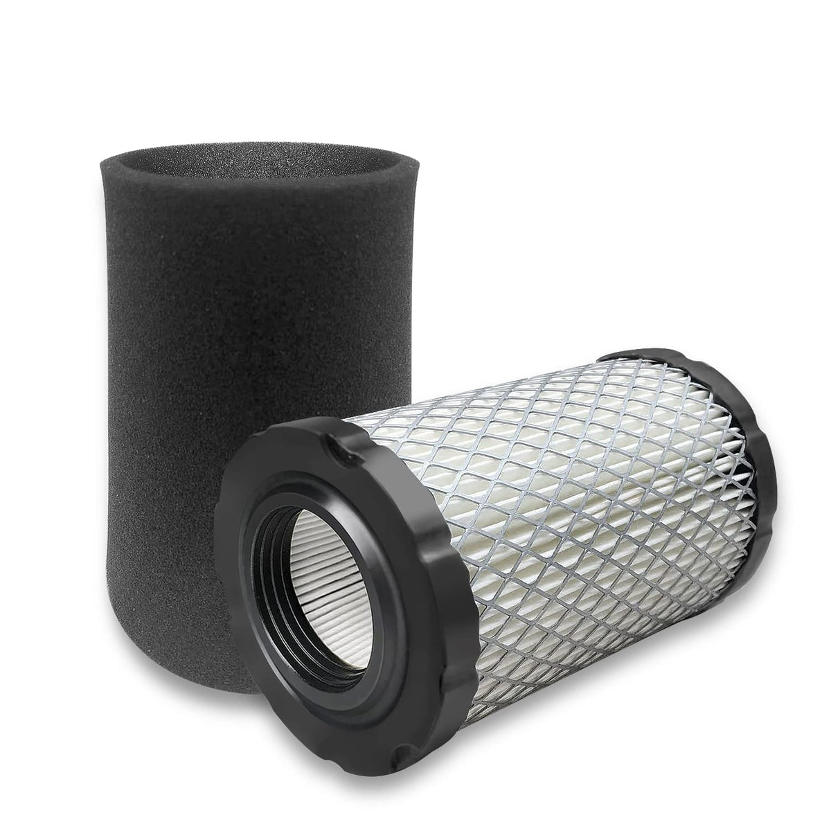 Defary air filter with foam pre-cleaner for lawn tractors enhances dust protection.