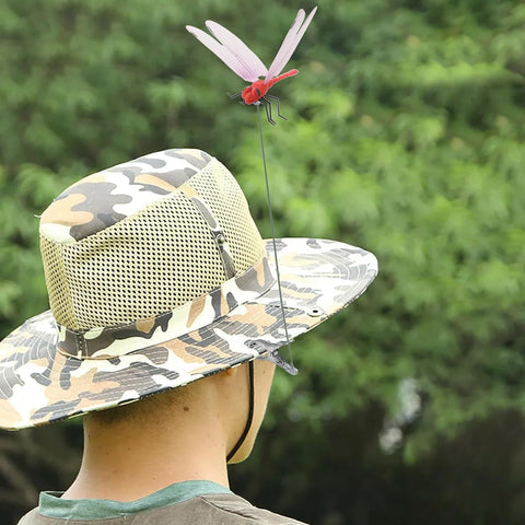 Defemim Dragonfly Garden Decoration: durable outdoor stakes withstand sun and rain.