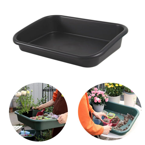 Defemim Garden Tidy Tray easy-to-clean surface in use