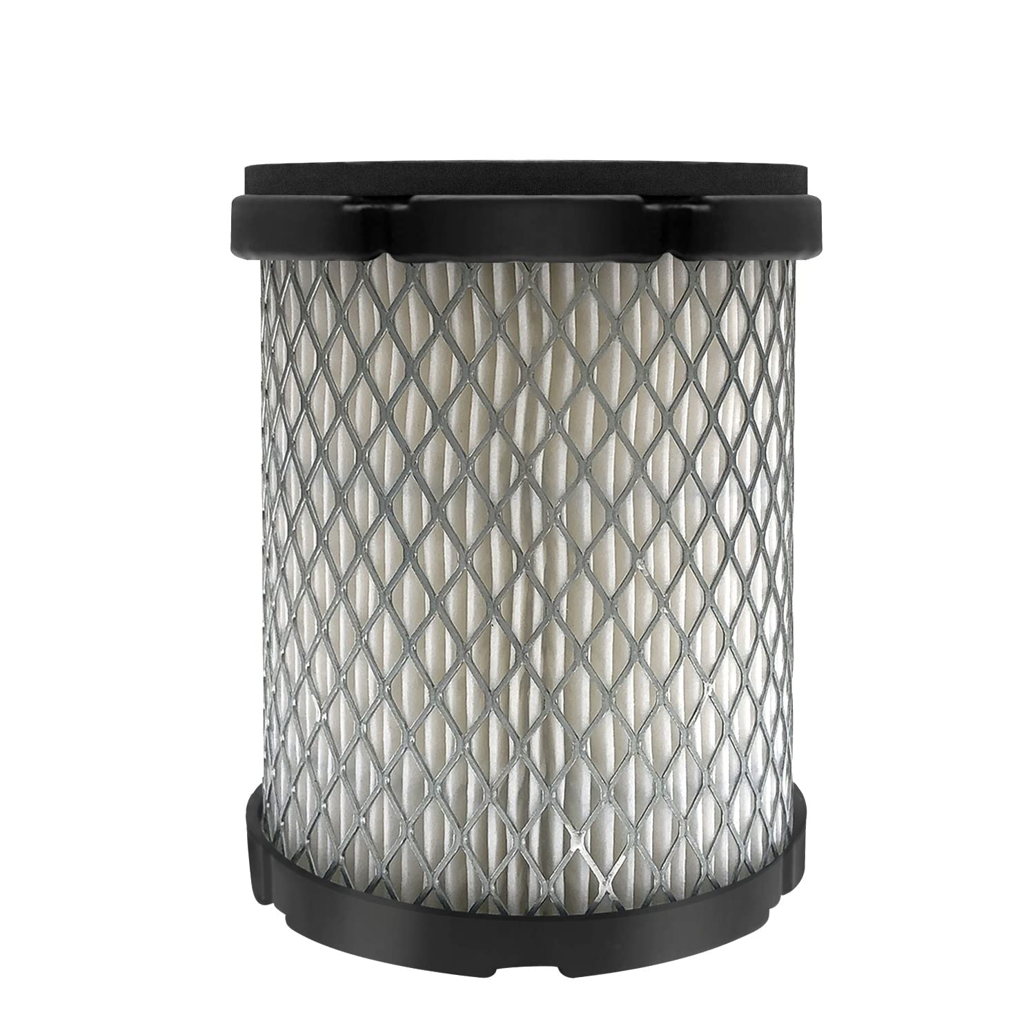 Deflife Onan filter closeup highlights tight seal for reduced leakage.
