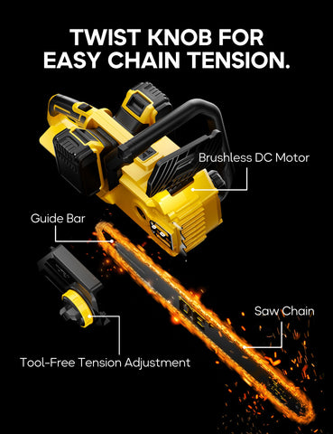 DeForce brushless motor delivers high RPM for smooth cuts