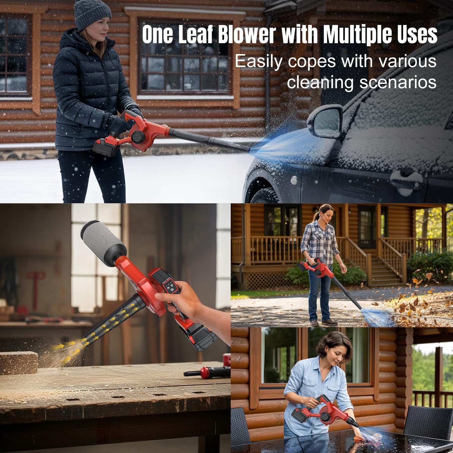 DeForce electric leaf blower Milwaukee battery compatibility offers flexible power options.