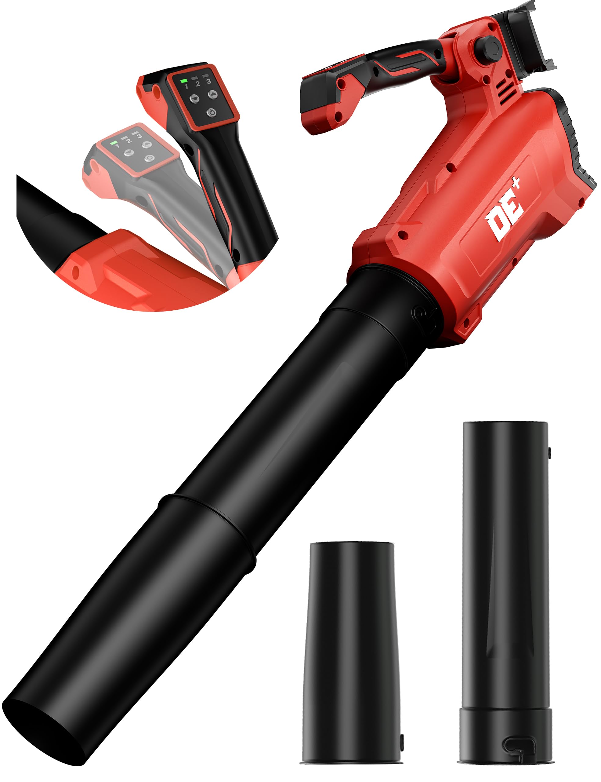 DeForce cordless leaf blower overview with Milwaukee M18 compatibility for versatile cleanup