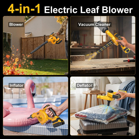 Short tube attachment enables precise cleaning in tight spaces like garages.