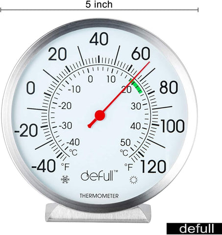 Defull table stand version keeps temperatures visible on shelves and counters.