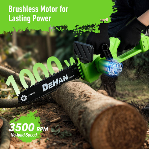 DEHANTOOLS ergonomic handle design supports comfortable one- or two-handed use