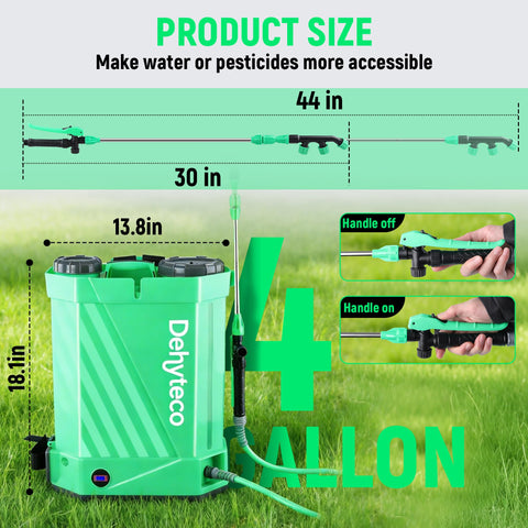 Dehyteco five-nozzle set for versatile lawn and garden coverage
